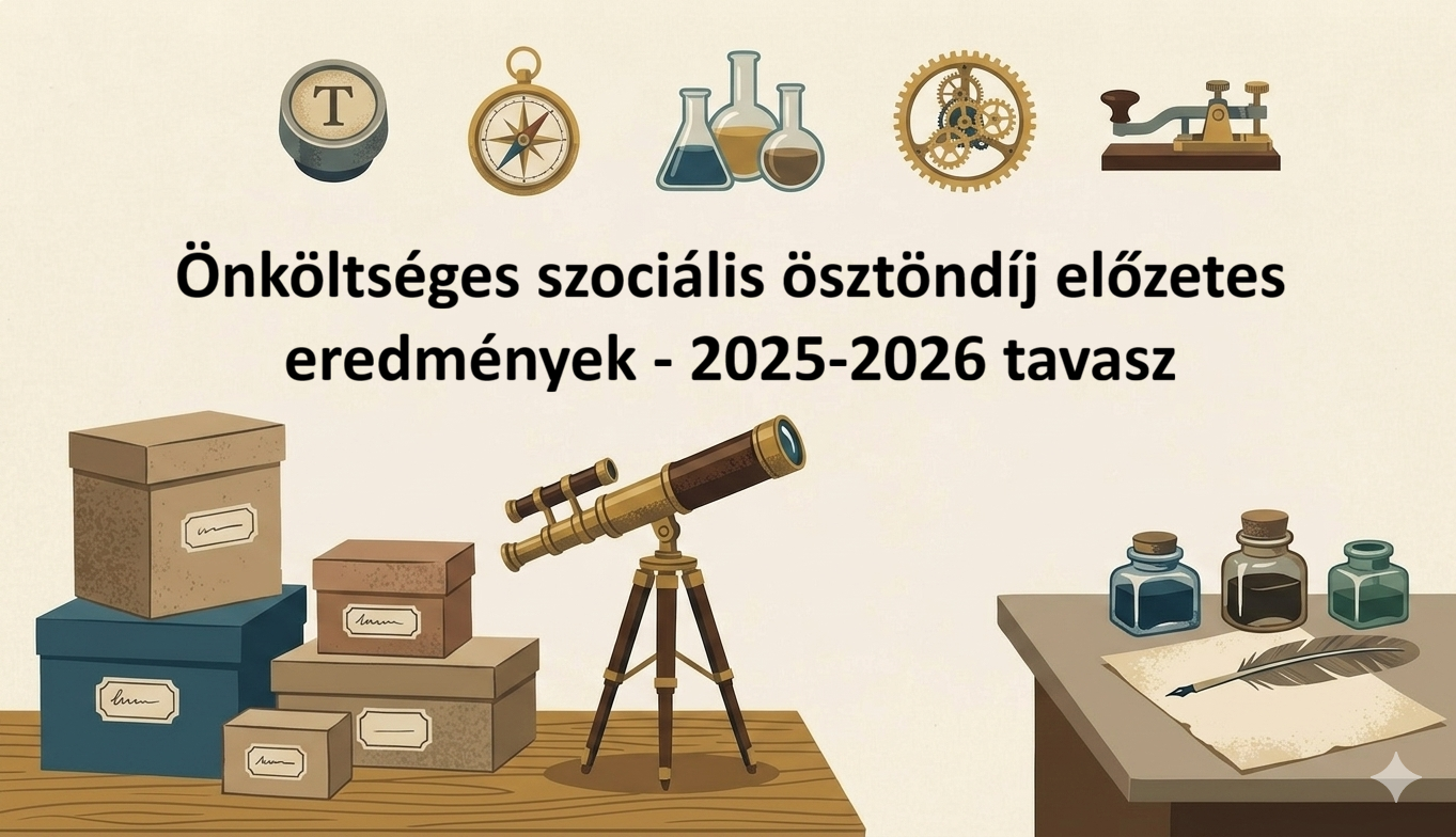 Önköltséges szociális ösztöndíj előzetes eredmények - 2025-2026 tavasz